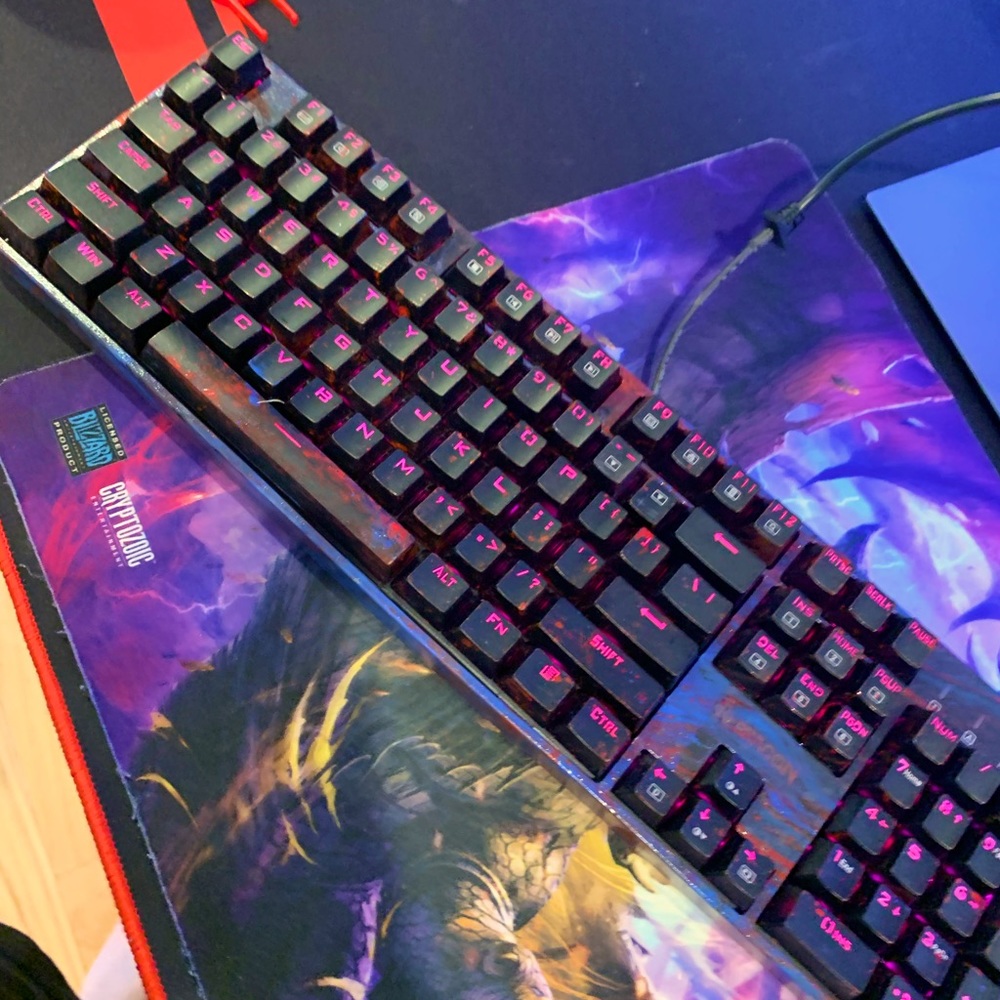 redragon keyboard with blue switches